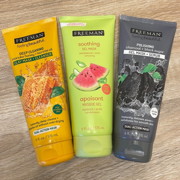 Freeman Skincare Freeman Bundle Of 3 Face Masks Poshmark